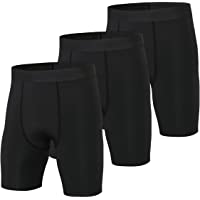 Niksa 3 Piezas Mallas Cortas Running Hombre Pantalones Cortos de Compresión para Deporte- Fitness- Gym